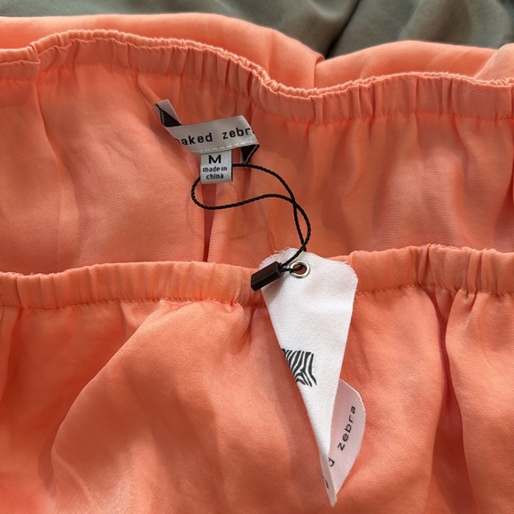 Naked Zebra Paris Maxi Strapless Dress - Coral - Picture 6 of 6